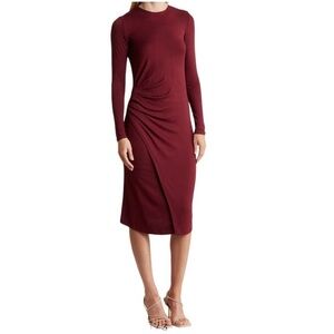vince bias cut sleeveless midi dress Vince Bias Tank Dress
